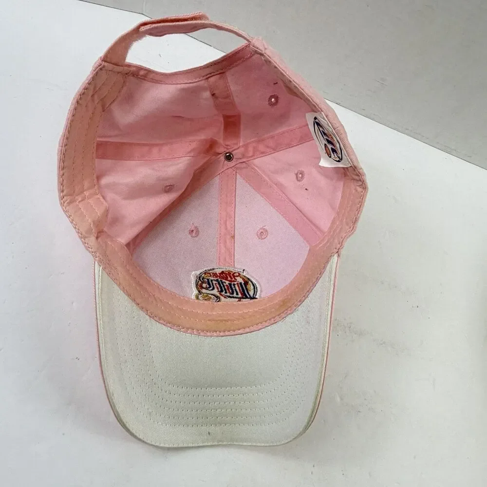 Miller Lite Women's Adjustable Hook & Loop Back Hat  Logo Pink